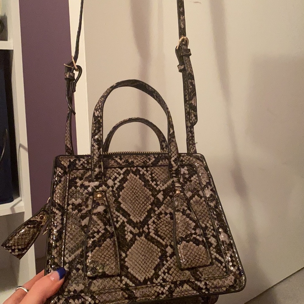 NWT Zara Snake Crossbody Purse